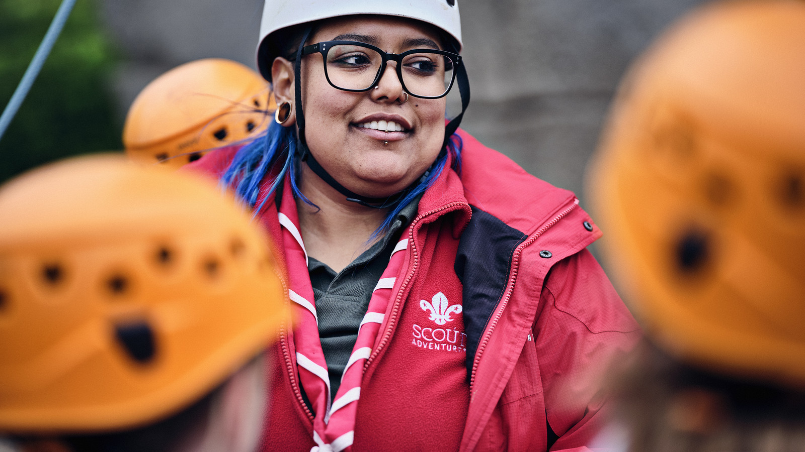 Volunteer in helmet jpg