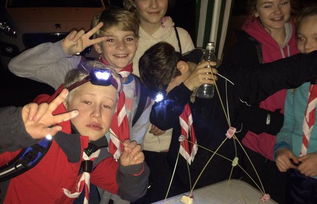 Keyingham Scouts at Checkpoint 1 