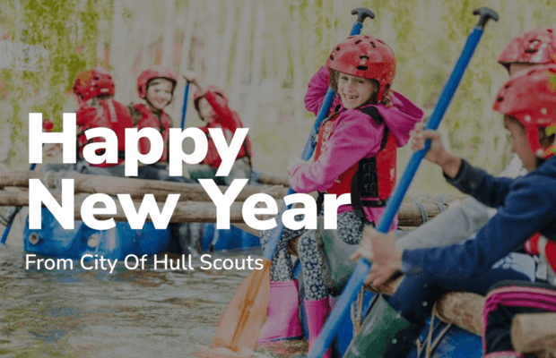 Happy New Year From City Of Hull Scouts